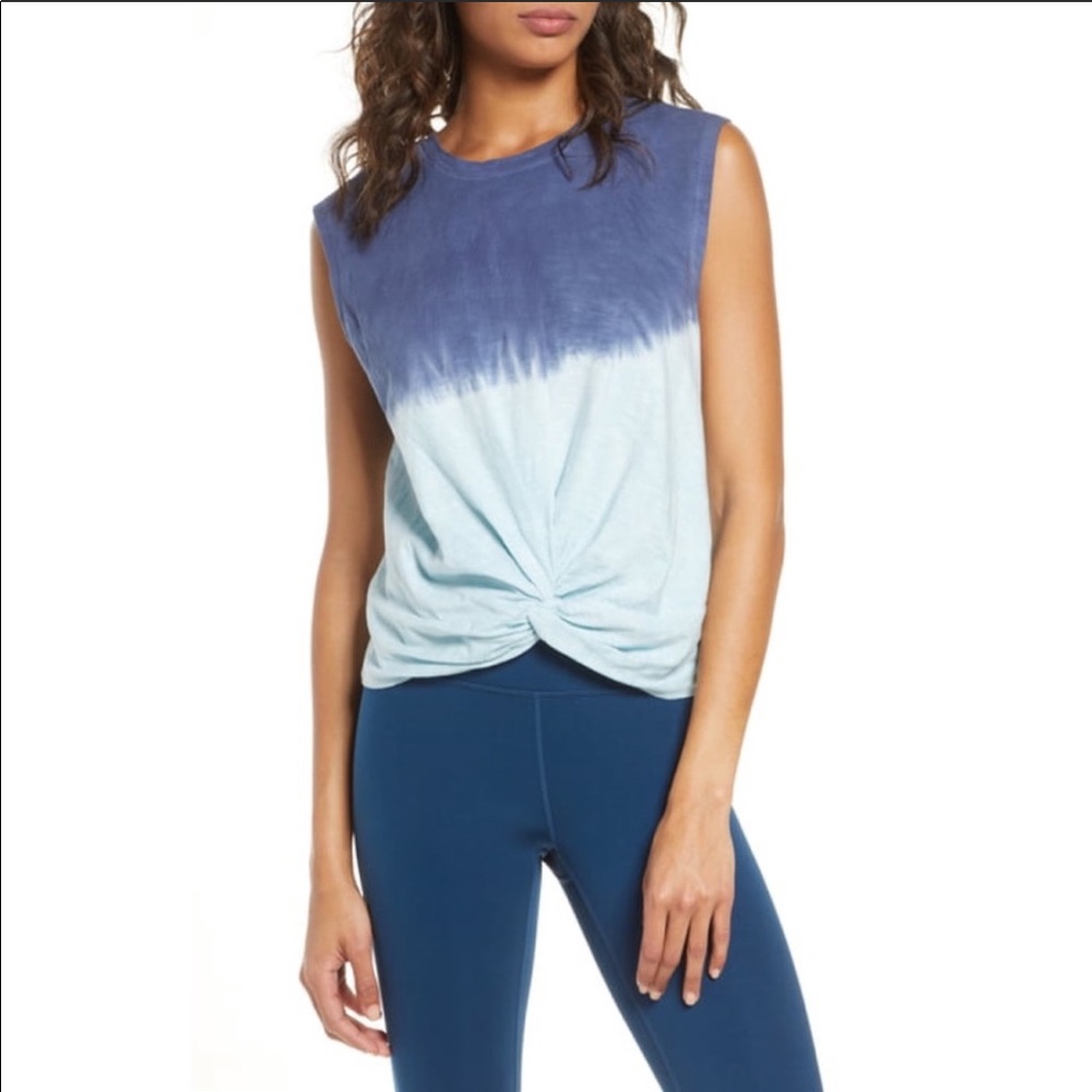 Zella Dip Dye Twist Tanks - Picture 4 of 4